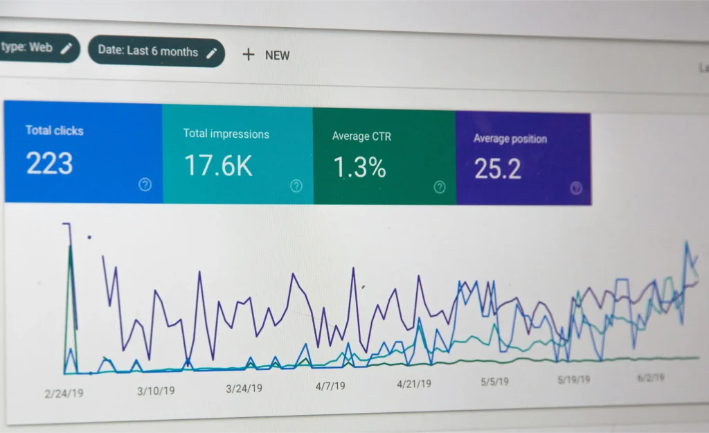 widok panelu google search console widok panelu google search console